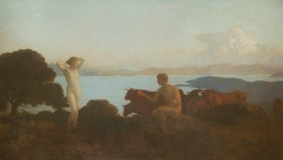 The Judgement of Paris by Marie Auguste Emile Rene Menard